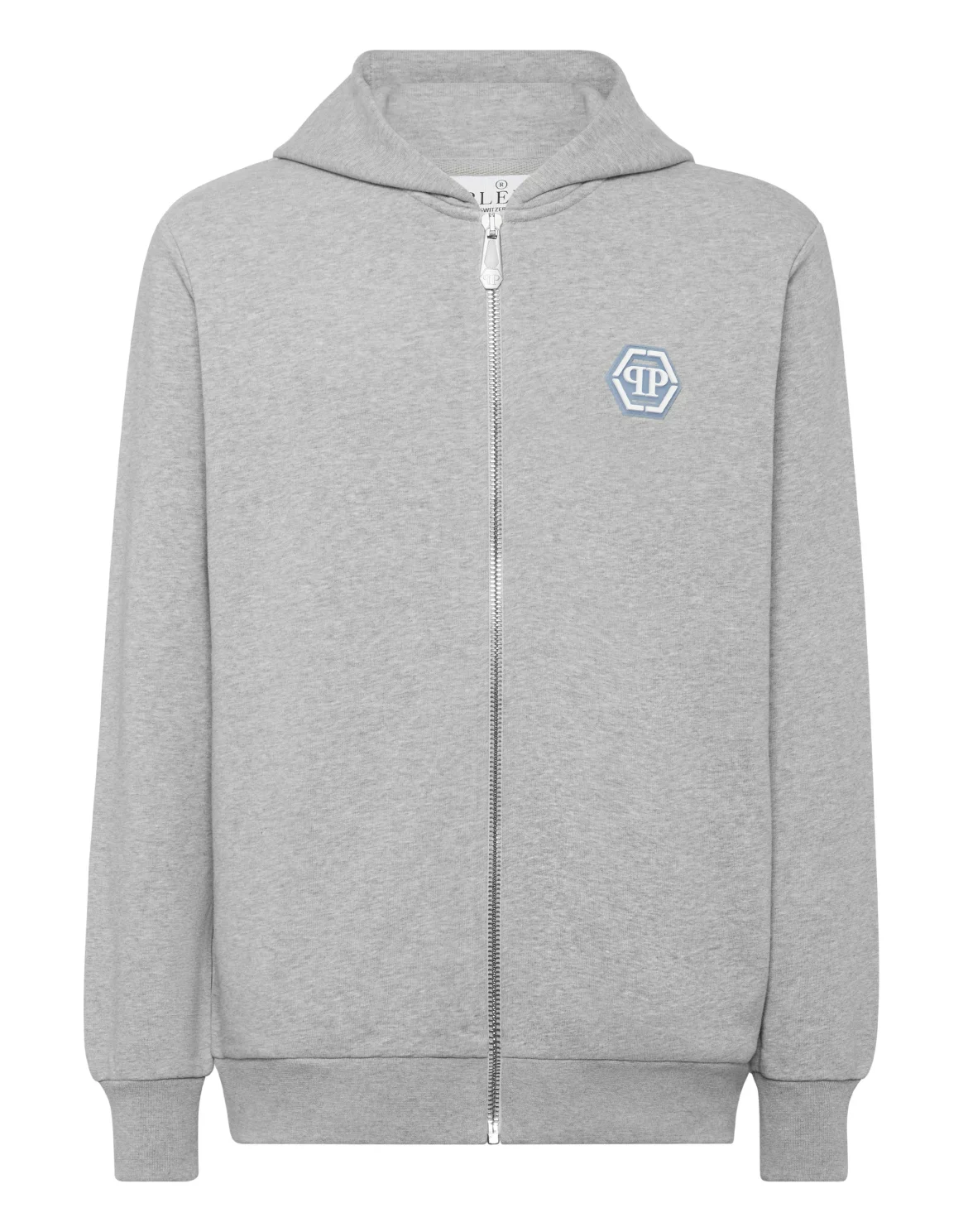 Hoodie Sweatjacket LS Iconic Plein, цвет: Серый
