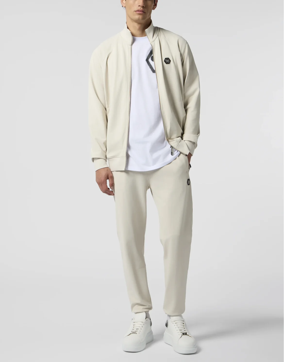 Tracksuit Jacket LS Racing Club, цвет: Бежевый