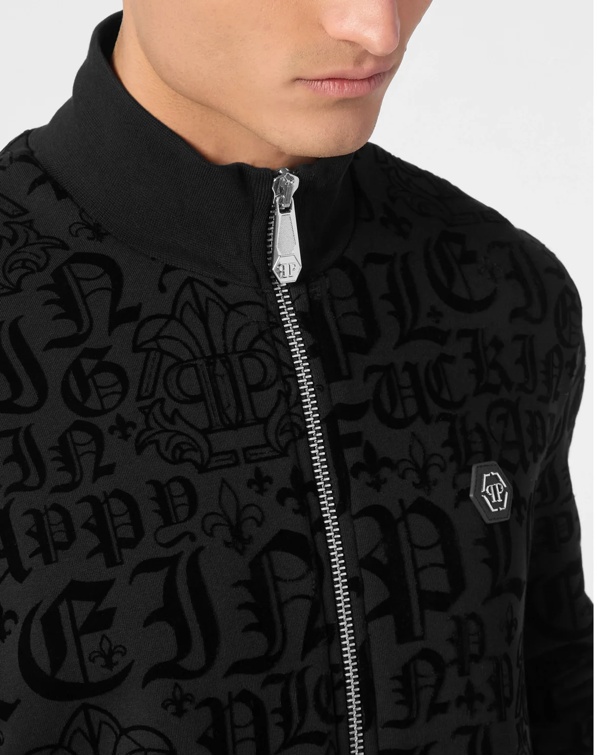Jacket Jogging Gothic Plein, цвет: Черный