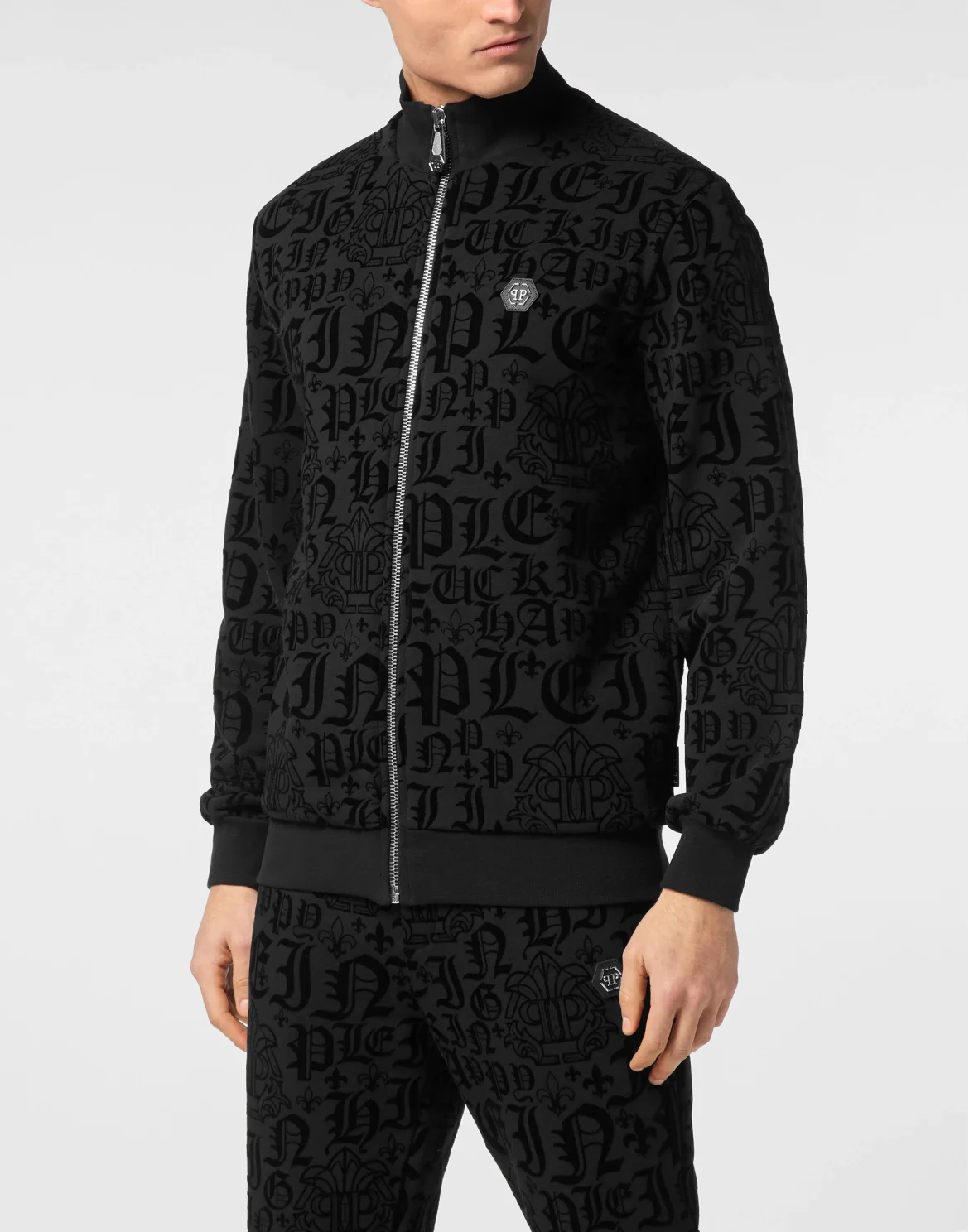 Jacket Jogging Gothic Plein, цвет: Черный