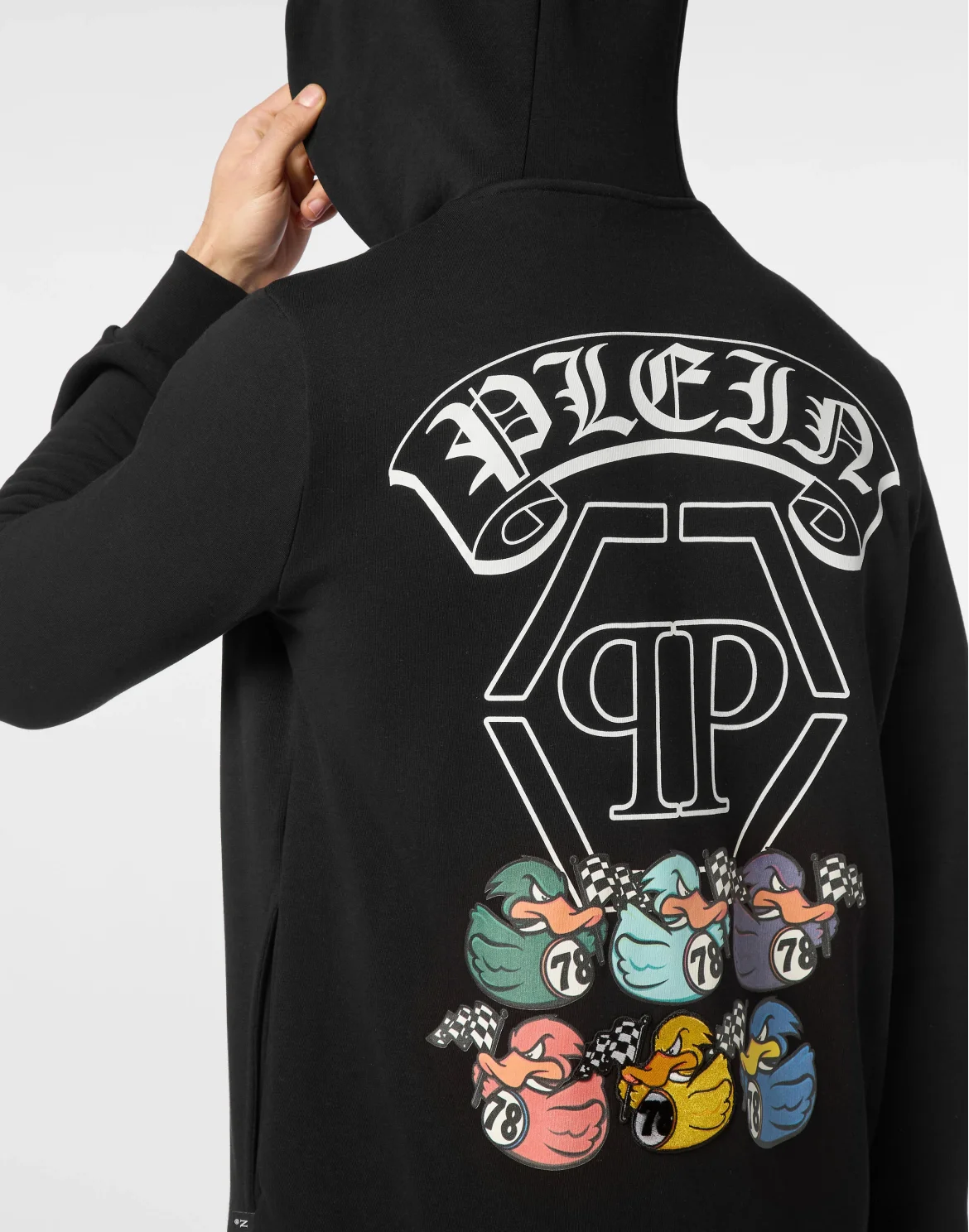Sweatjacket Gothic Duck, цвет: Черный