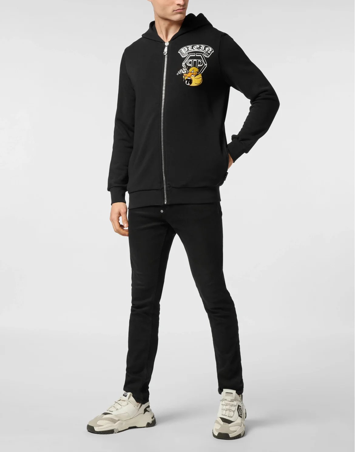 Sweatjacket Gothic Duck, цвет: Черный