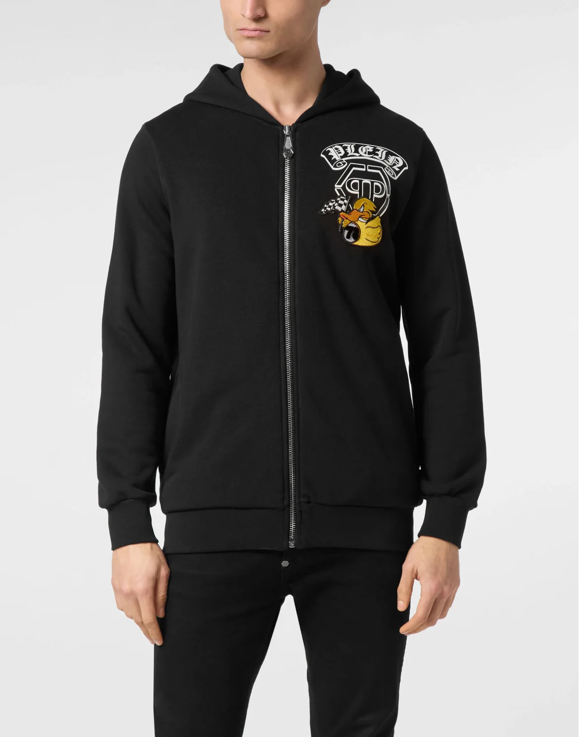 Sweatjacket Gothic Duck, цвет: Черный