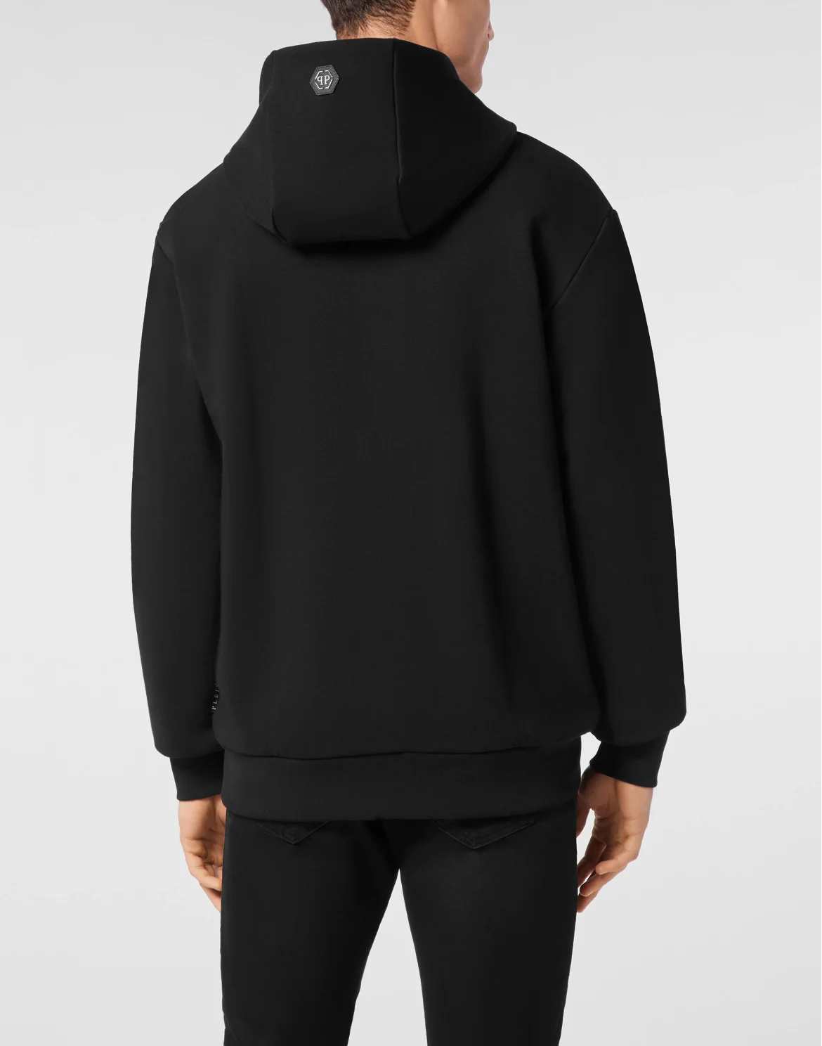 Hoodie sweatshirt Plein Coursive, цвет: Черный