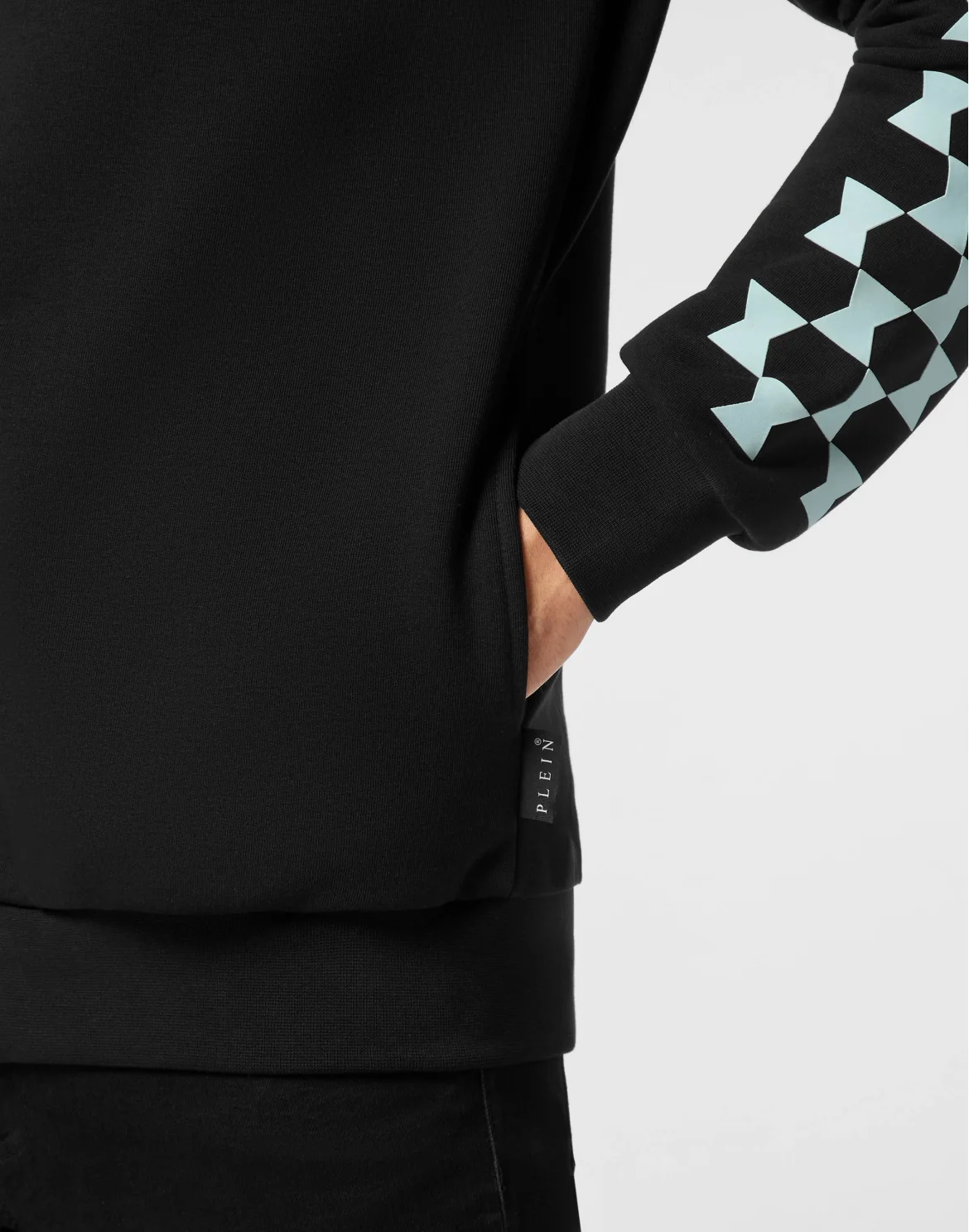 Hoodie Sweatjacket Cote D Azur Checkmate, цвет: Черный