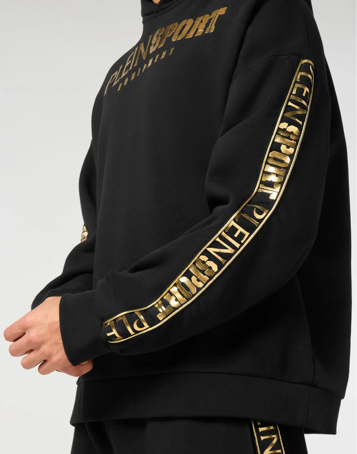 Hoodie sweatshirt Laminated, цвет: Черный