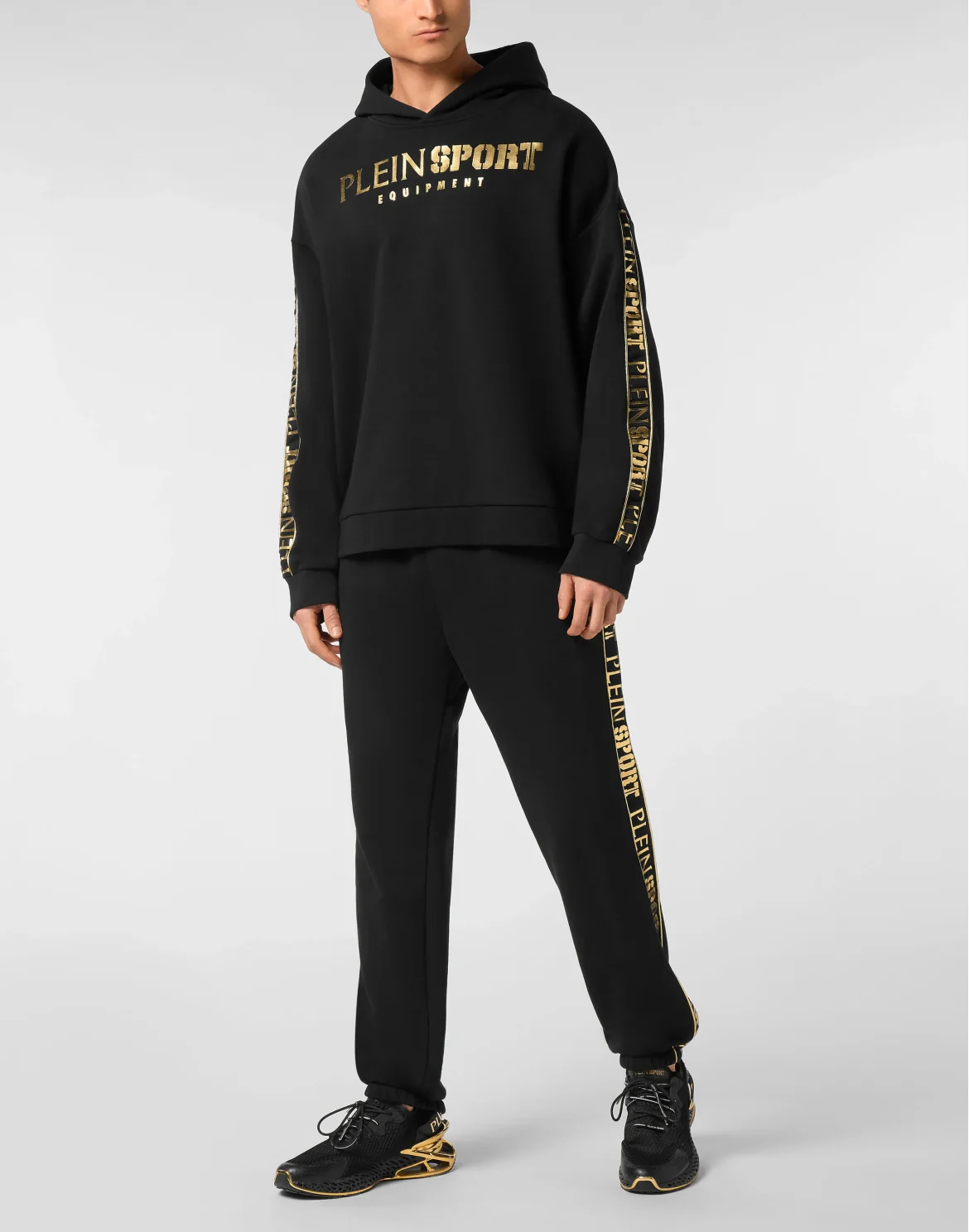 Hoodie sweatshirt Laminated, цвет: Черный