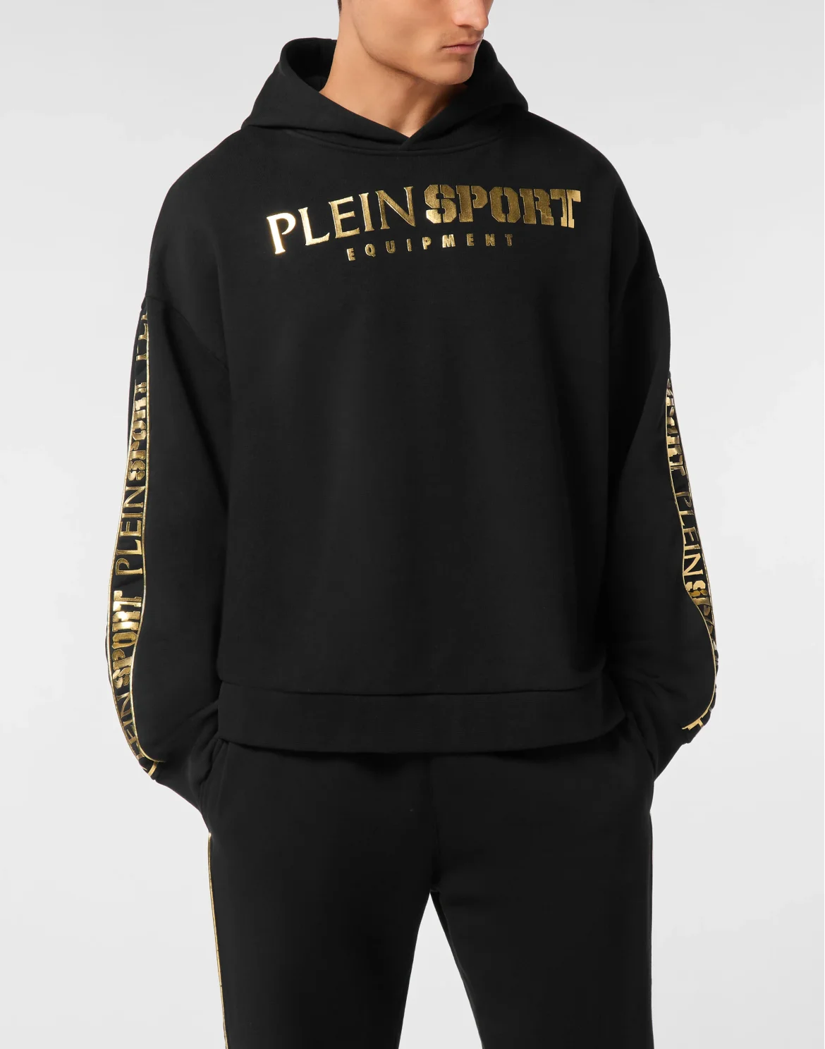 Hoodie sweatshirt Laminated, цвет: Черный