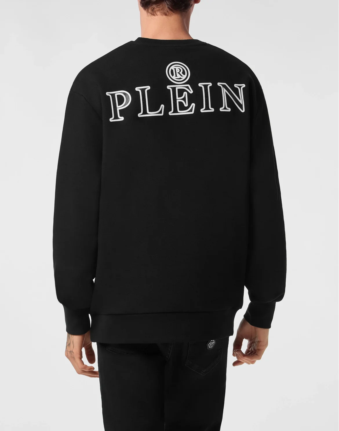 Sweatshirt Round Neck LS Iconic Plein, цвет: Черный