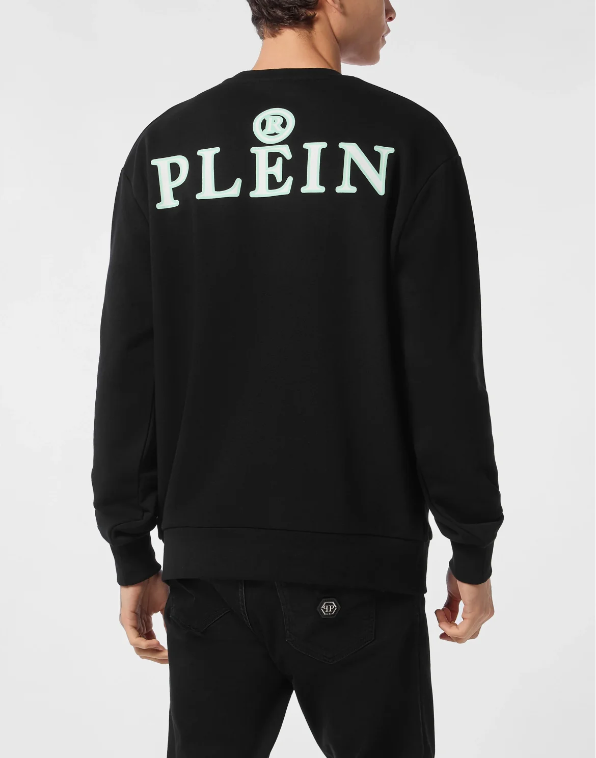 Sweatshirt Round Neck LS Iconic Plein, цвет: Черный