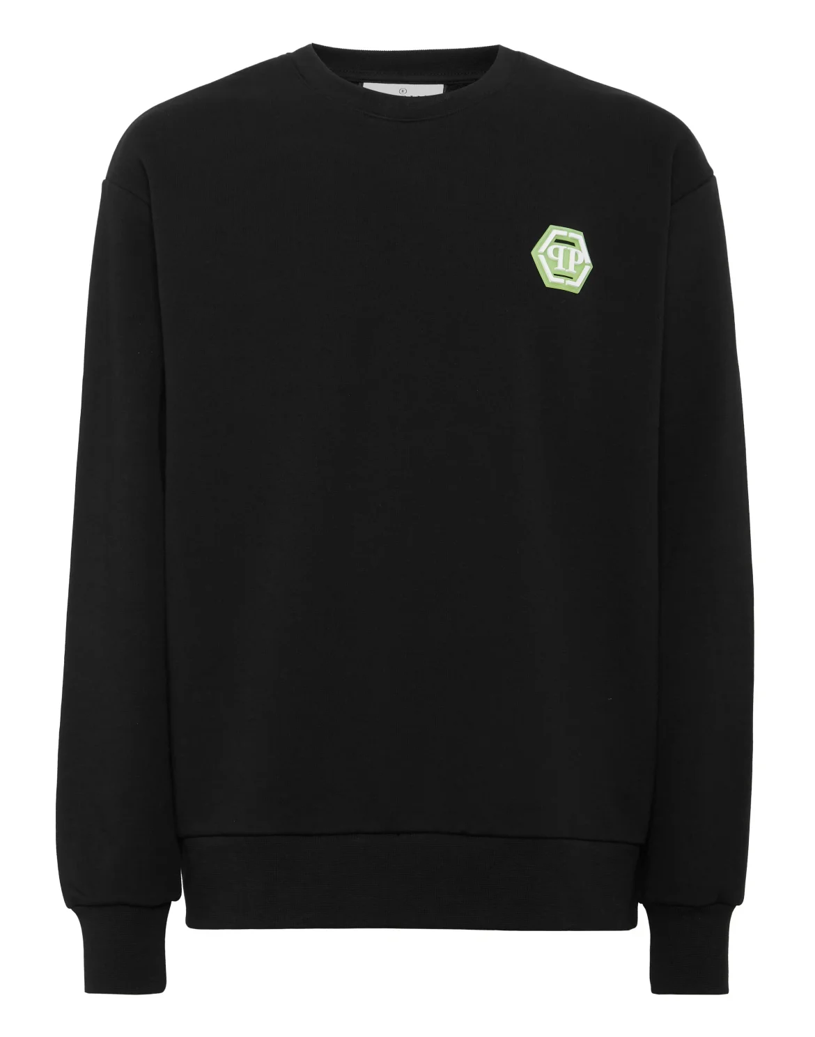 Sweatshirt Round Neck LS Iconic Plein, цвет: Черный