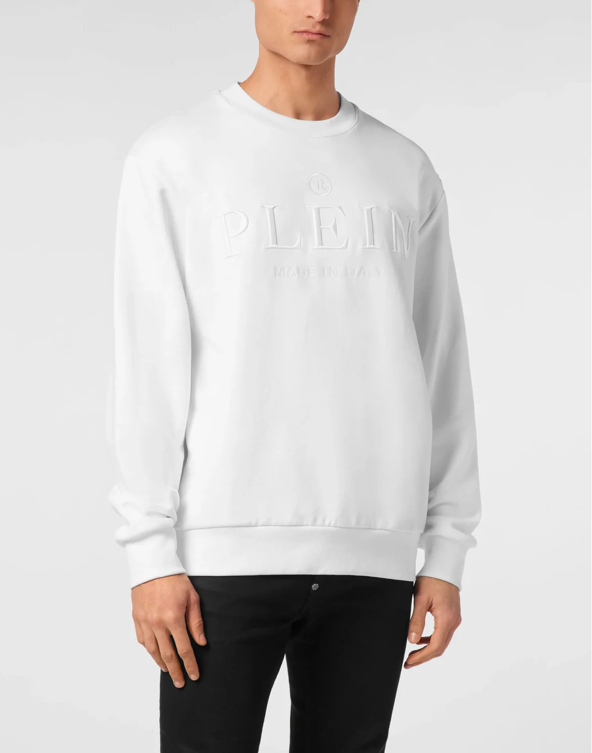 Sweatshirt Round Neck LS Philipp Plein TM, цвет: Белый