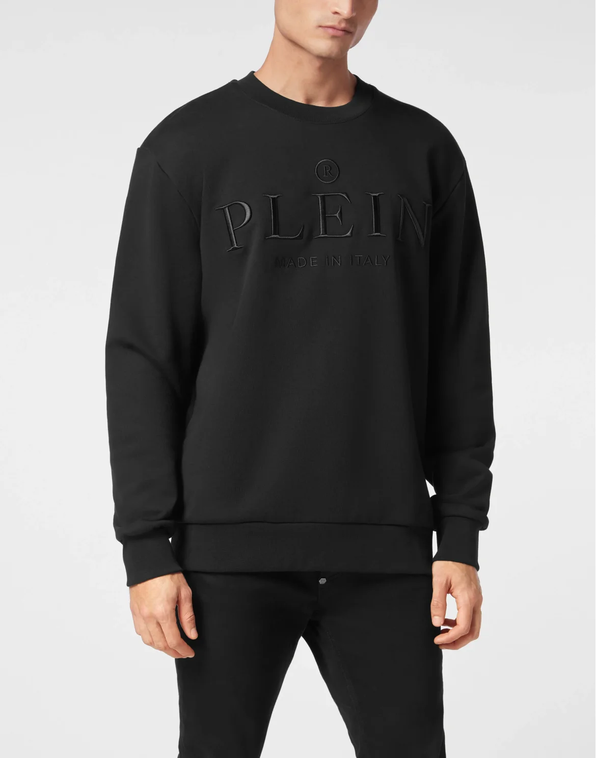Sweatshirt Round Neck LS Philipp Plein TM, цвет: Черный