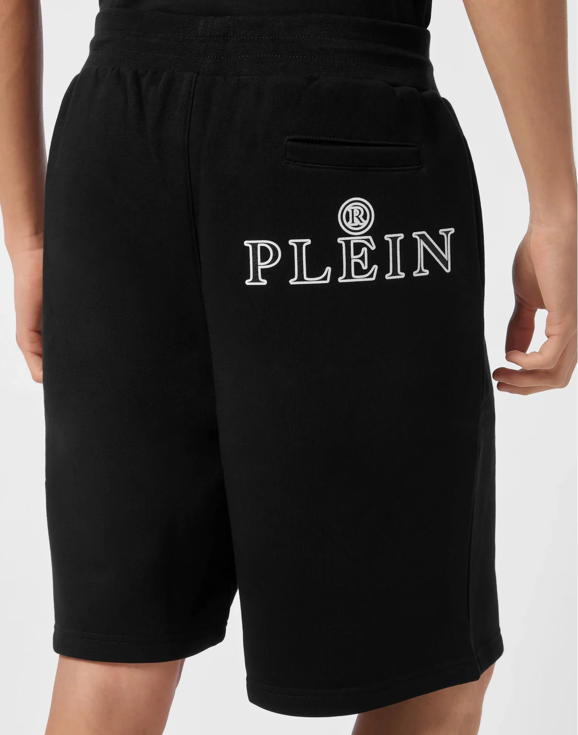 Baggy Fit Shorts Iconic Plein, цвет: Черный
