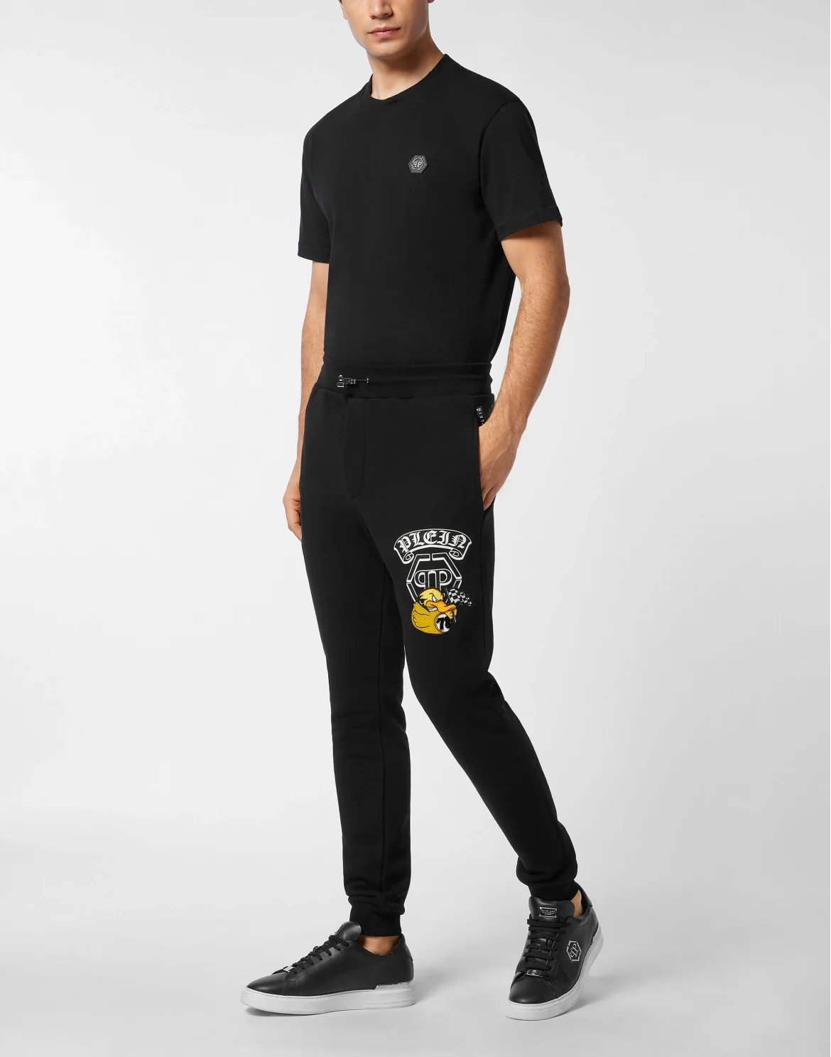 Jogging Trousers Gothic Duck, цвет: Черный