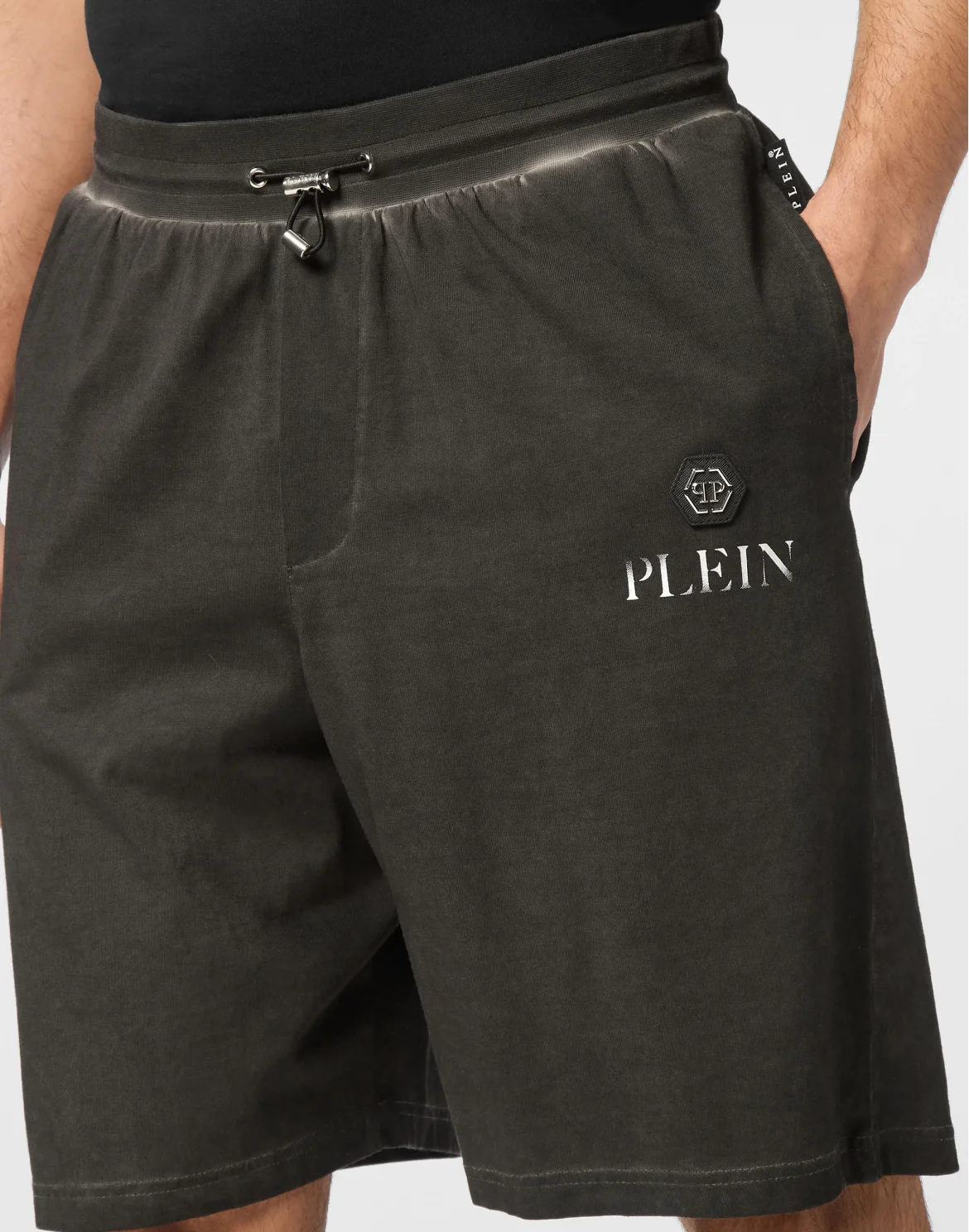 Jogging Shorts Basic Plein Old Dye, цвет: Черный