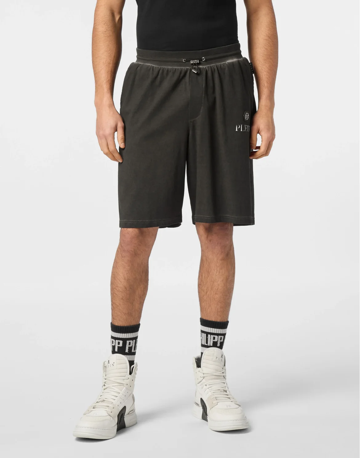 Jogging Shorts Basic Plein Old Dye, цвет: Черный