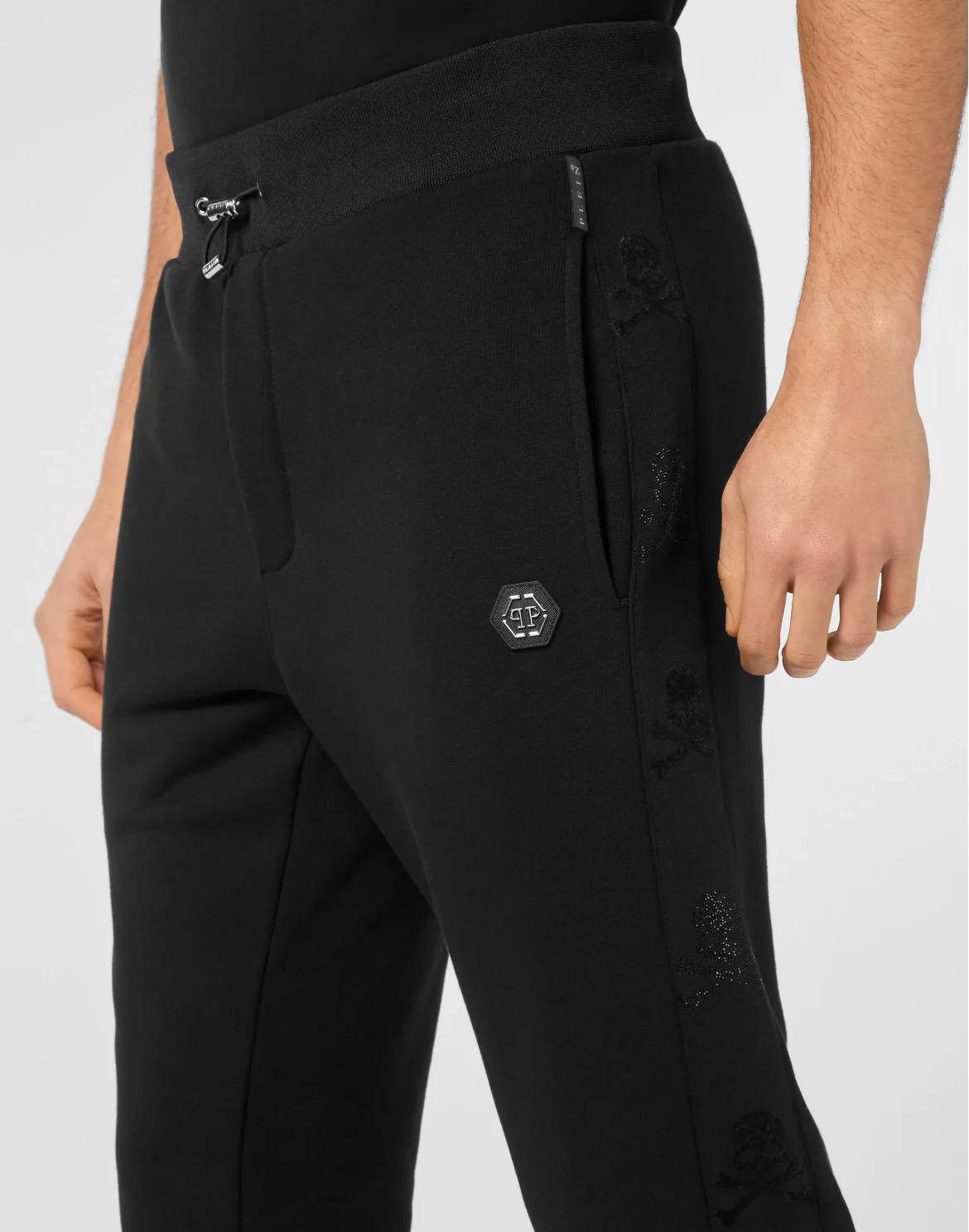 Jogging Trousers Scheleton Strass, цвет: Черный