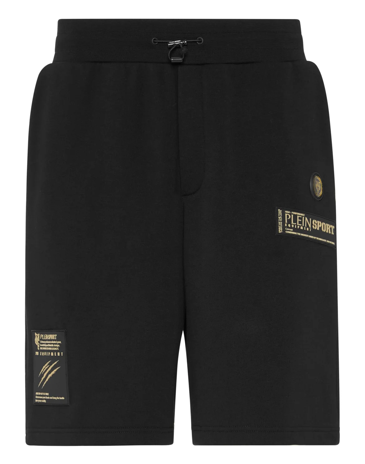 Short Cargo Pants Laminated, цвет: Черный