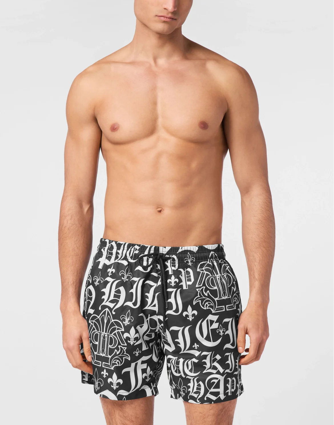 Jogging Shorts Gothic Plein, цвет: Черный