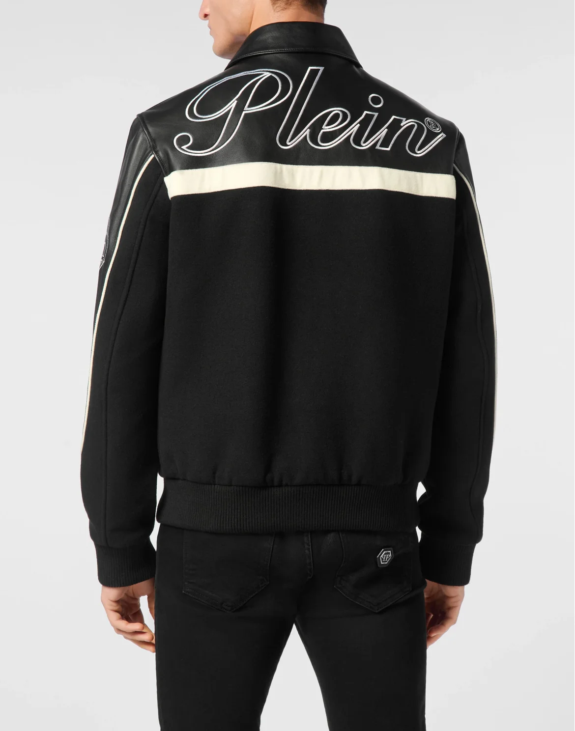 Coster Bomber Jacket LS Plein Club, цвет: Черный