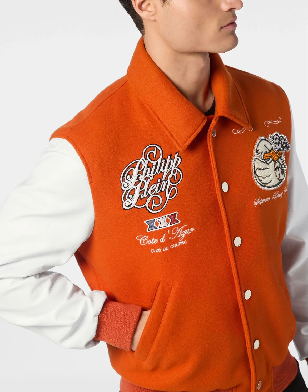 Coster College Bomber Jacket PP Duck, цвет: Оранжевый