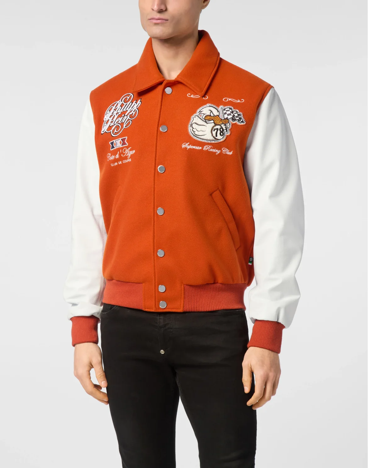 Coster College Bomber Jacket PP Duck, цвет: Оранжевый