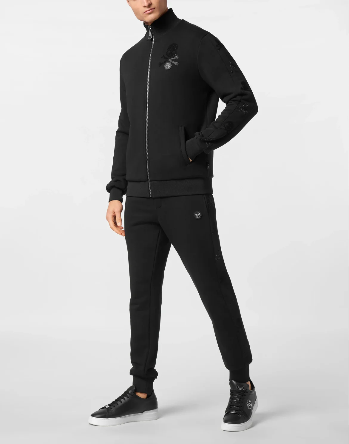 Jacket Scheleton Strass, цвет: Черный
