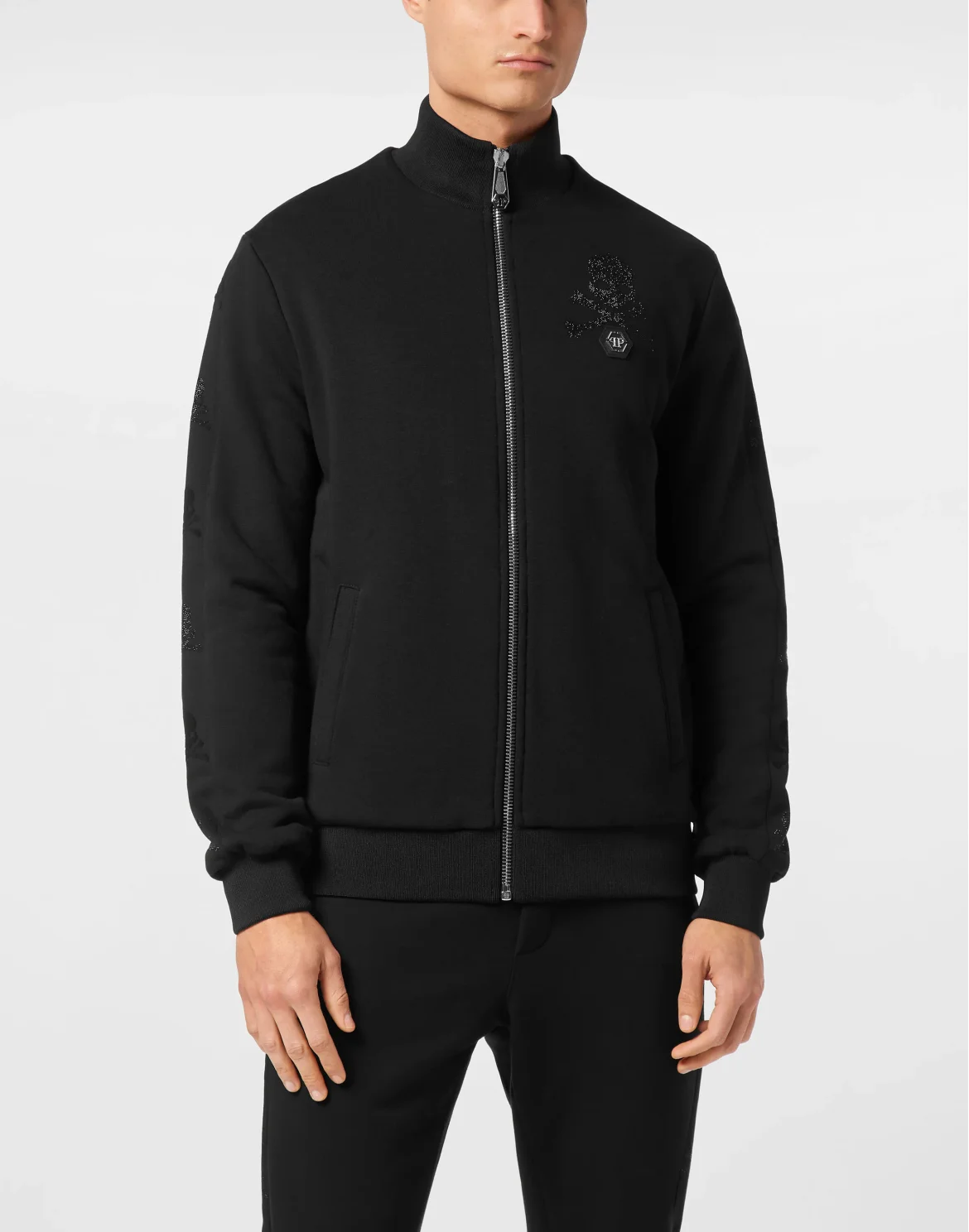 Jacket Scheleton Strass, цвет: Черный