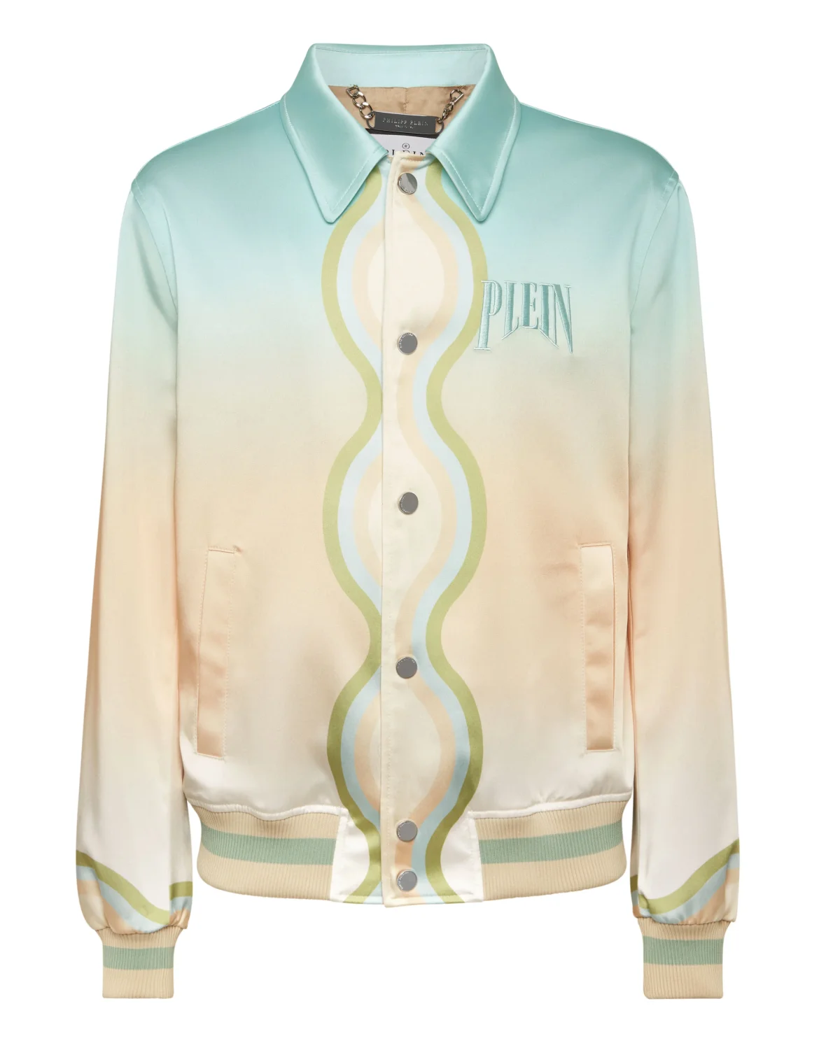 Satin Coster Jacket Supercar Triumphal Arch, цвет: Мультиколор