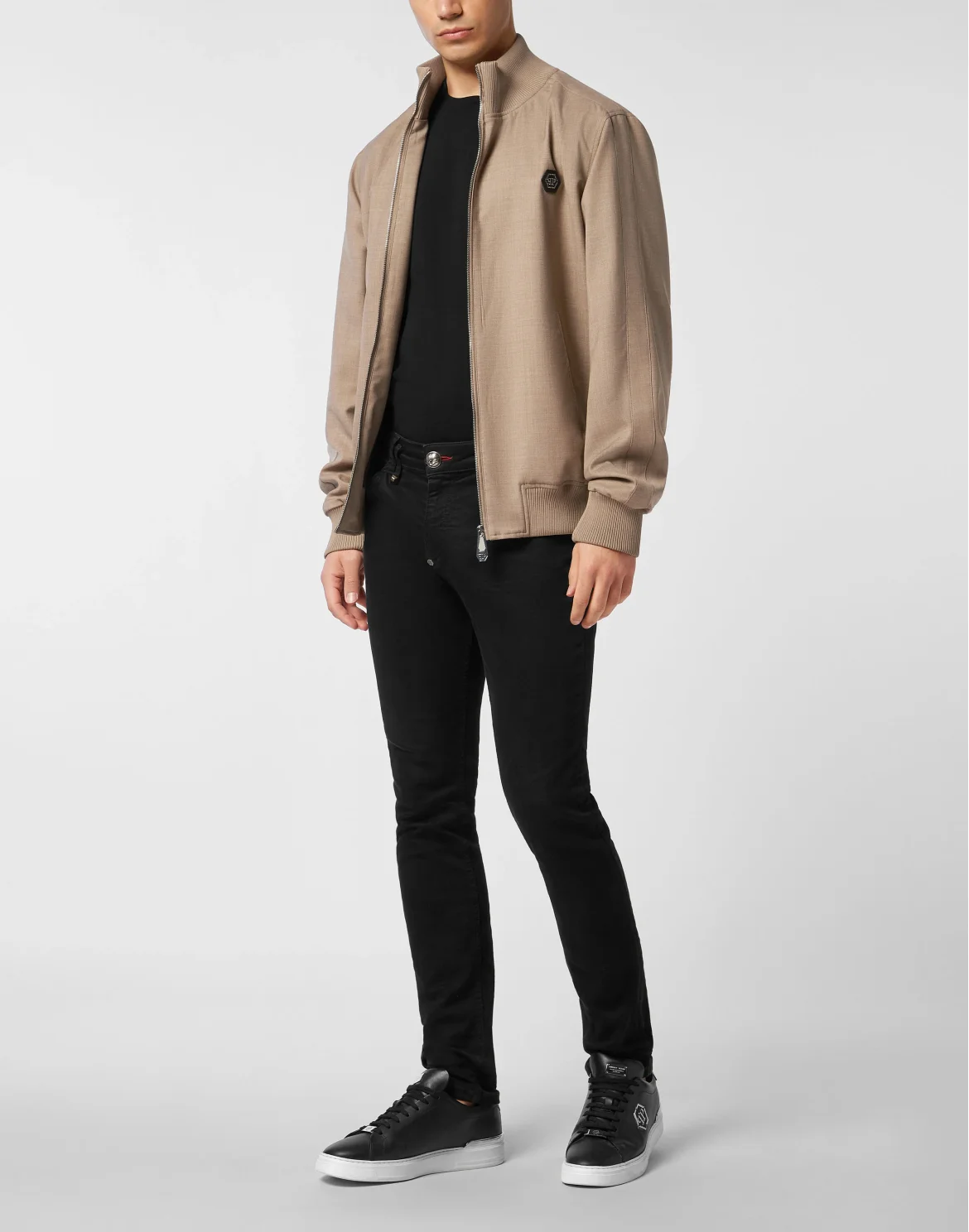 Wool Jacket Stripes, цвет: Бежевый