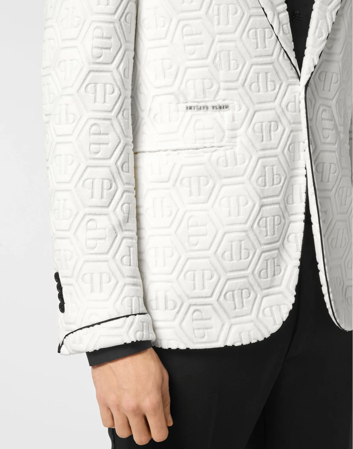 Blazer Lord Fit Monogram, цвет: Белый