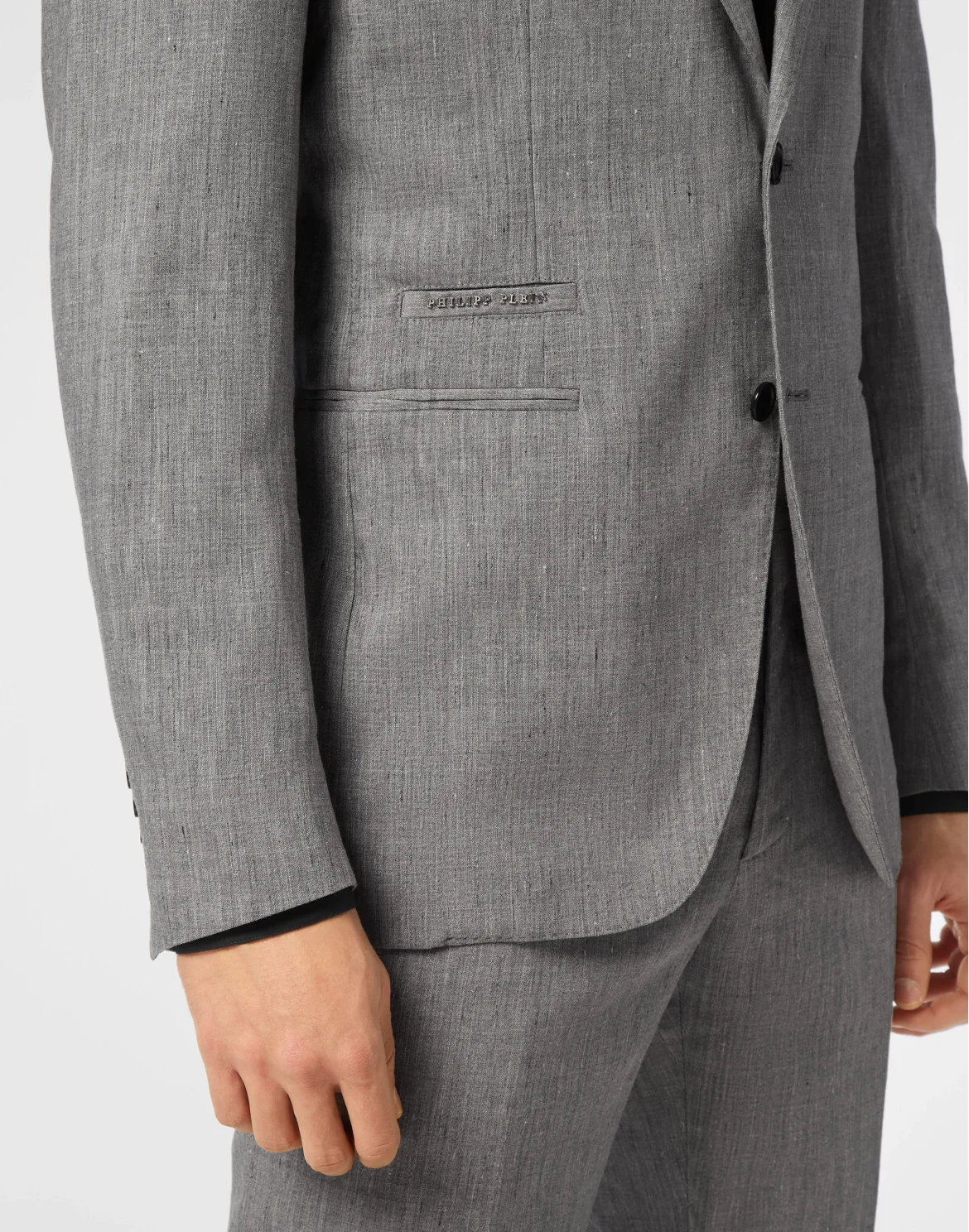 Linen Blazer, цвет: Серый
