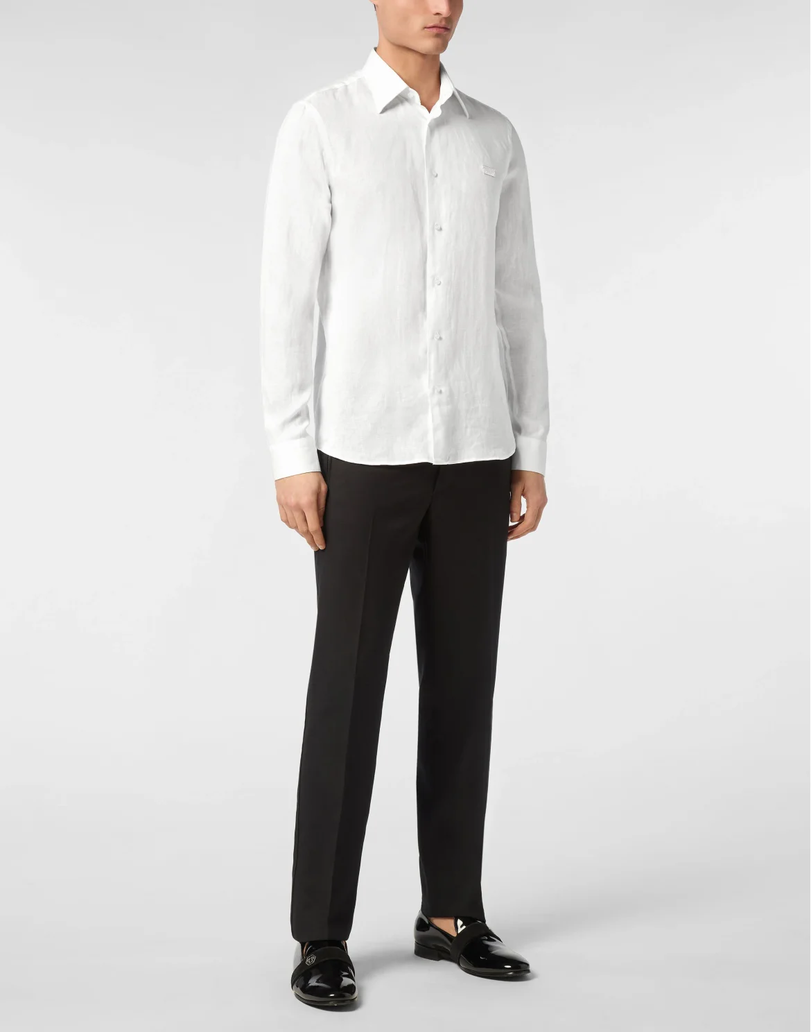 Linen Shirt Sugar Daddy Cut LS, цвет: Белый