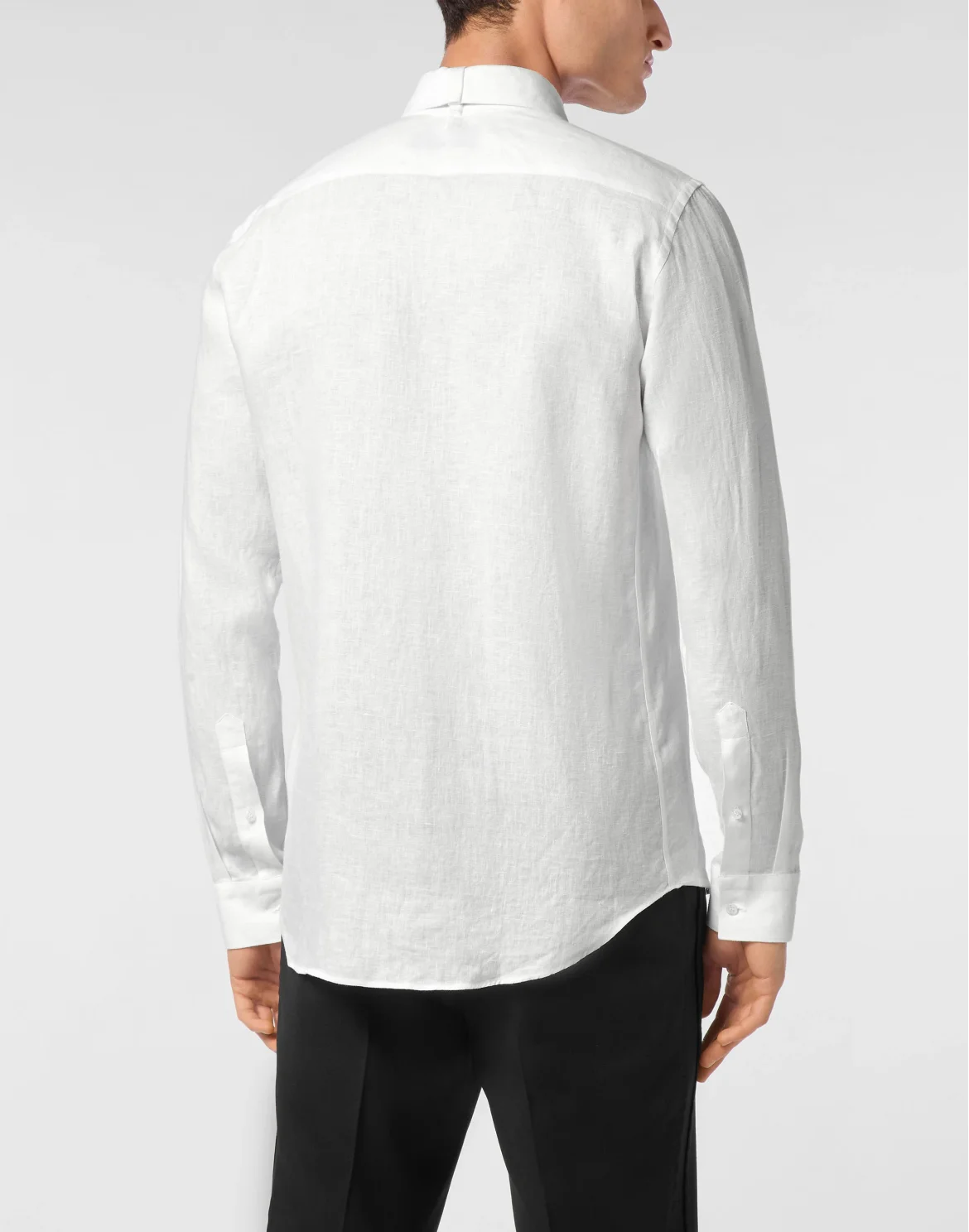 Linen Shirt Sugar Daddy Cut LS, цвет: Белый
