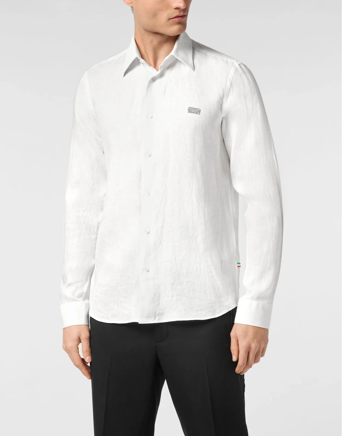 Linen Shirt Sugar Daddy Cut LS, цвет: Белый