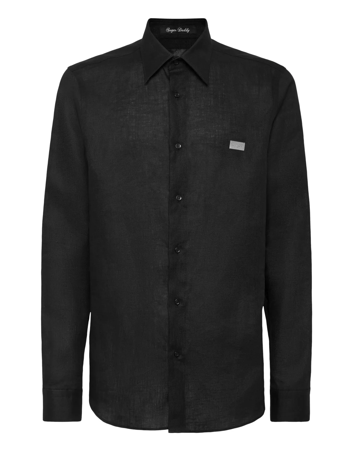 Linen Shirt Sugar Daddy Cut LS, цвет: Черный