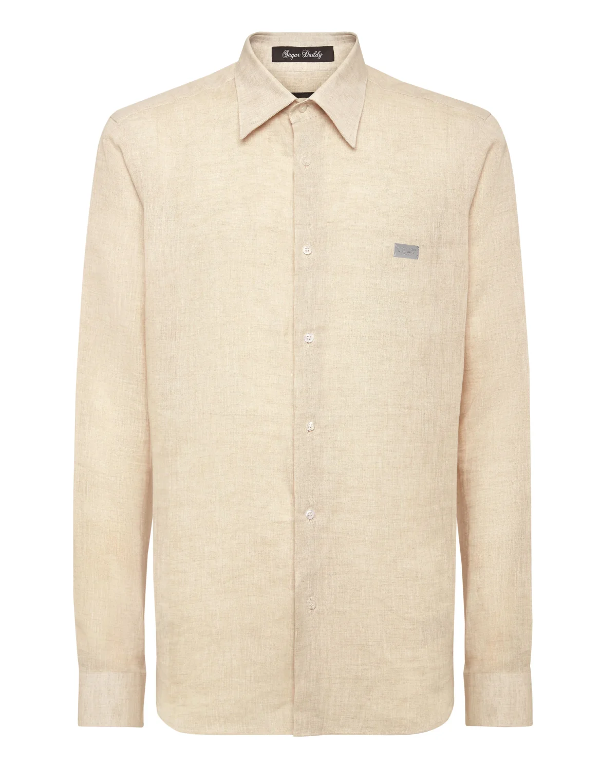 Linen Shirt Sugar Daddy Cut LS, цвет: Бежевый