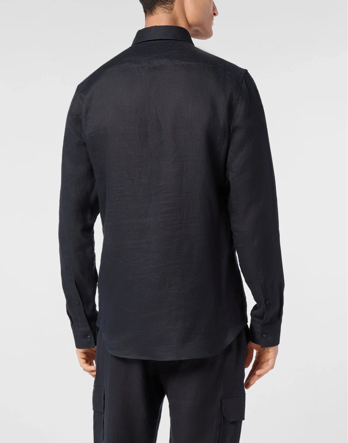 Linen Shirt Sugar Daddy Cut LS, цвет: Синий