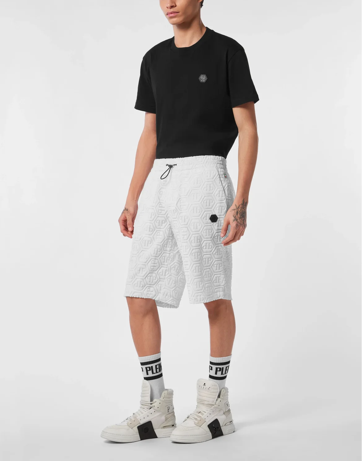 Short Trousers Cool Kid Fit Jacquard, цвет: Белый
