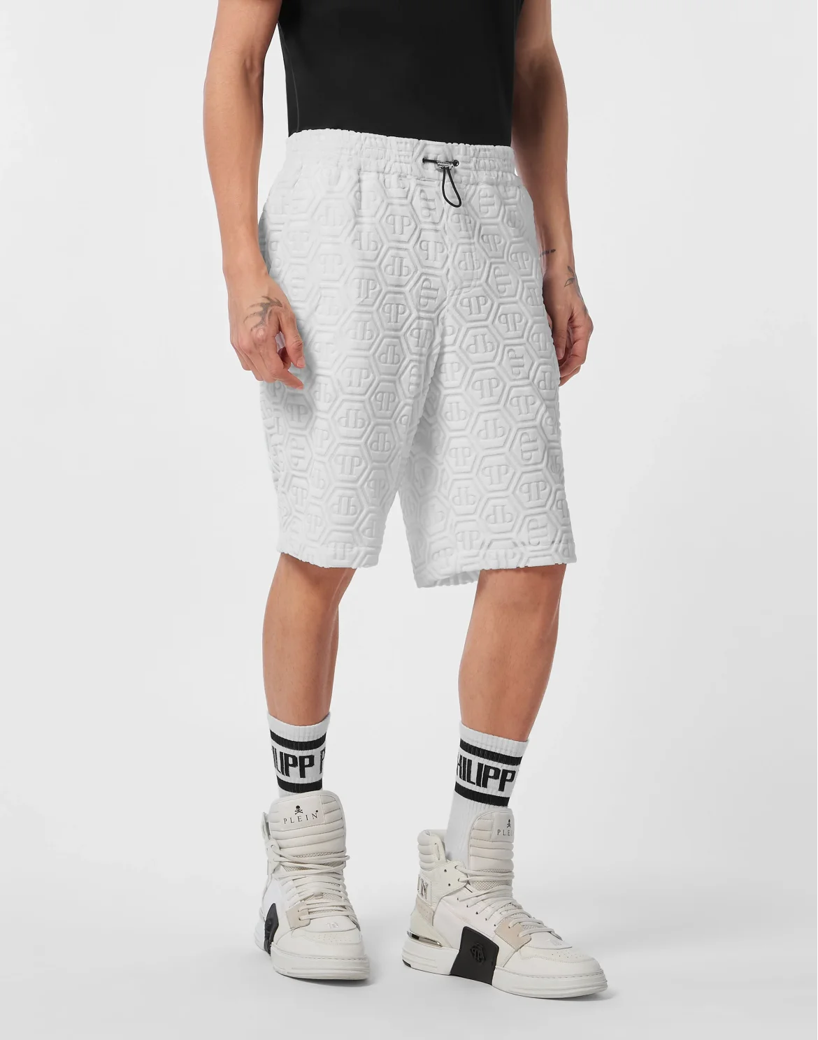 Short Trousers Cool Kid Fit Jacquard, цвет: Белый