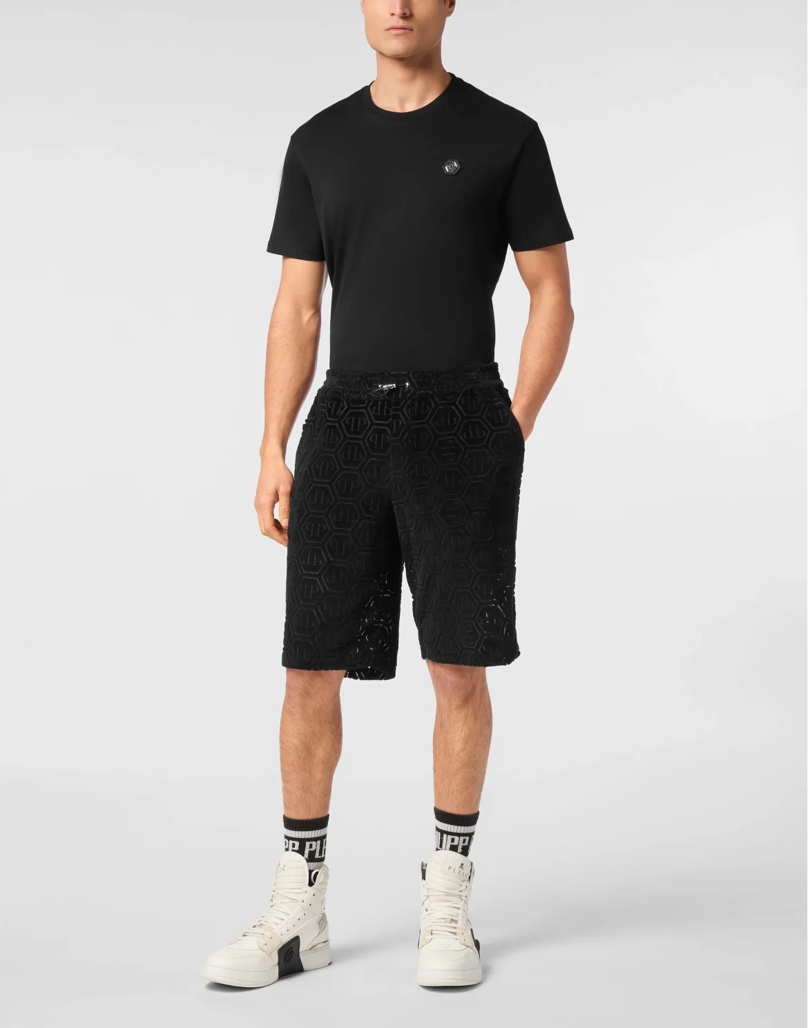 Short Trousers Cool Kid Fit Jacquard, цвет: Черный