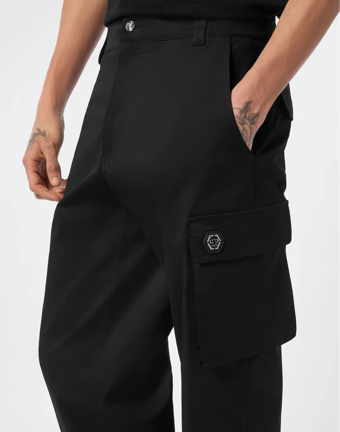 Trousers Cargo Fit, цвет: Черный