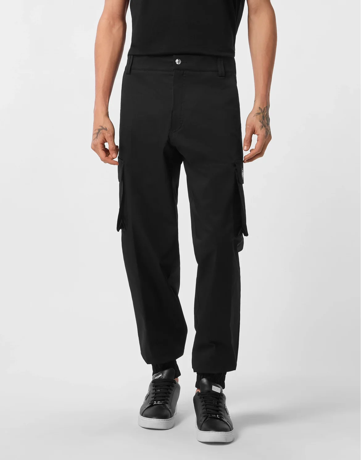 Trousers Cargo Fit, цвет: Черный