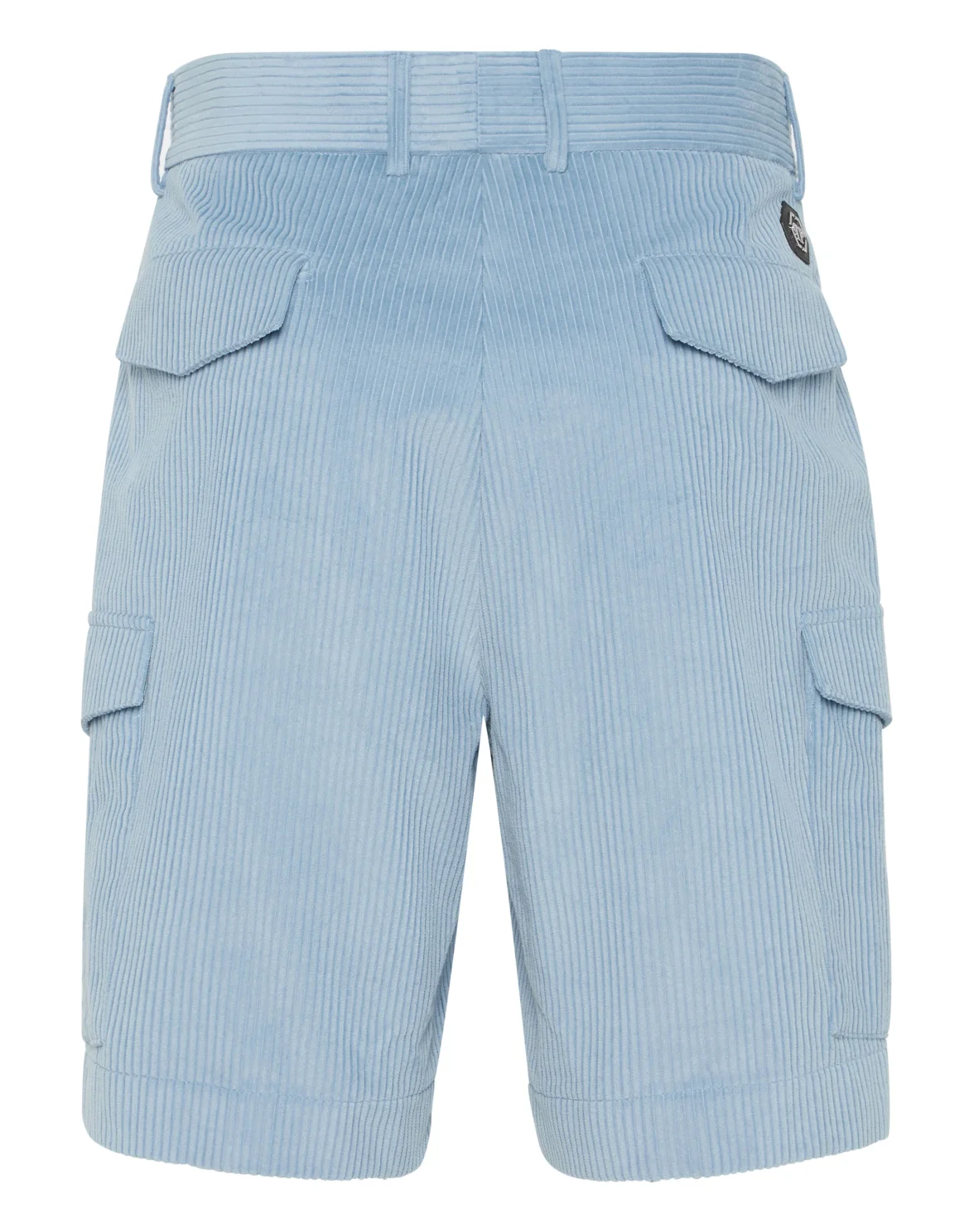 Velvet Gabardine Short Cargo Trousers Cool Kid Fit, цвет: Голубой