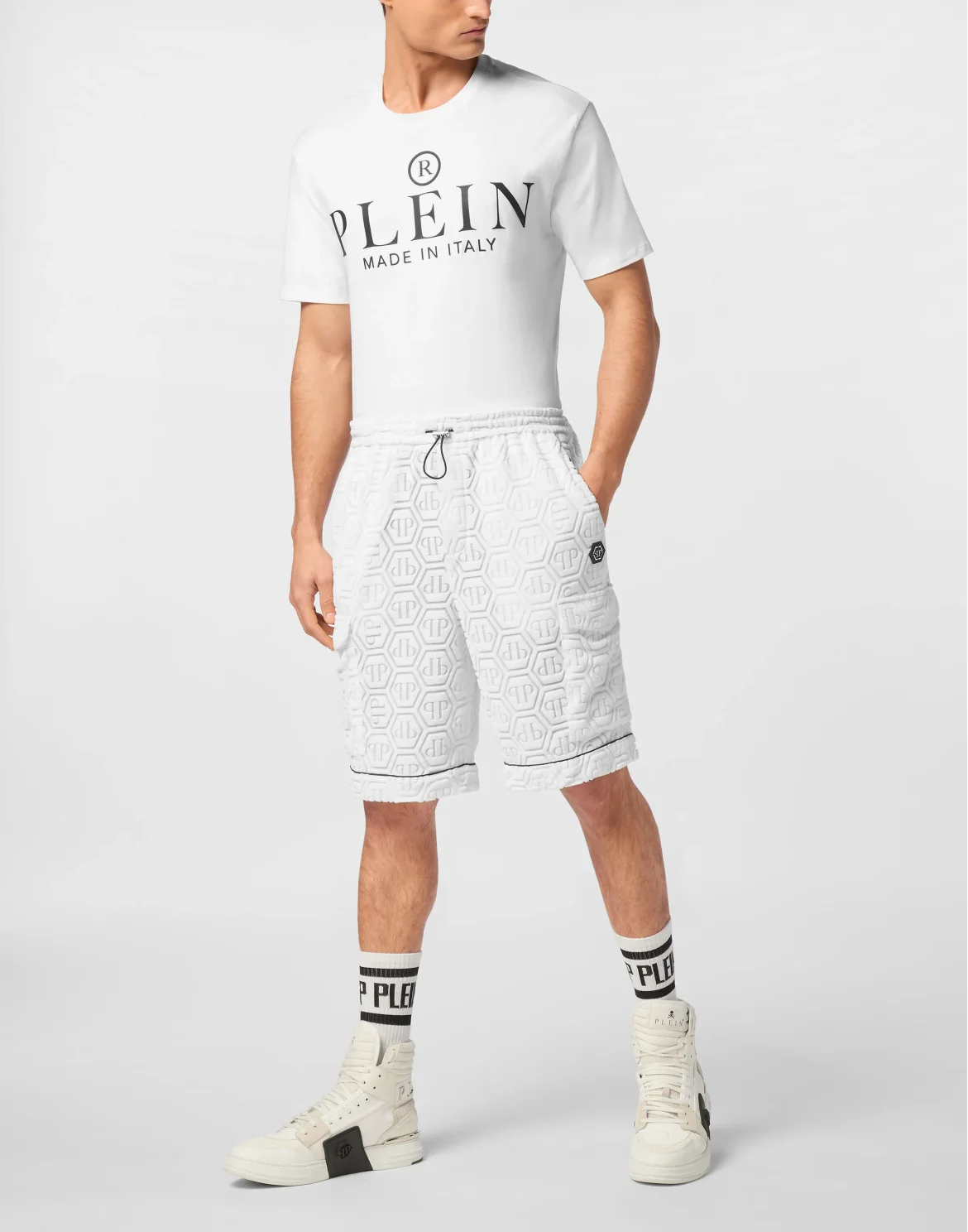 Short Trousers Monogram, цвет: Белый
