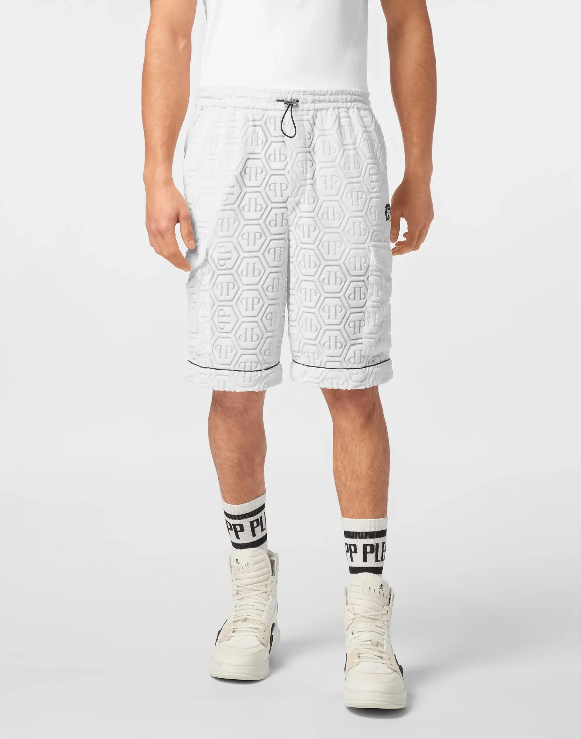 Short Trousers Monogram, цвет: Белый