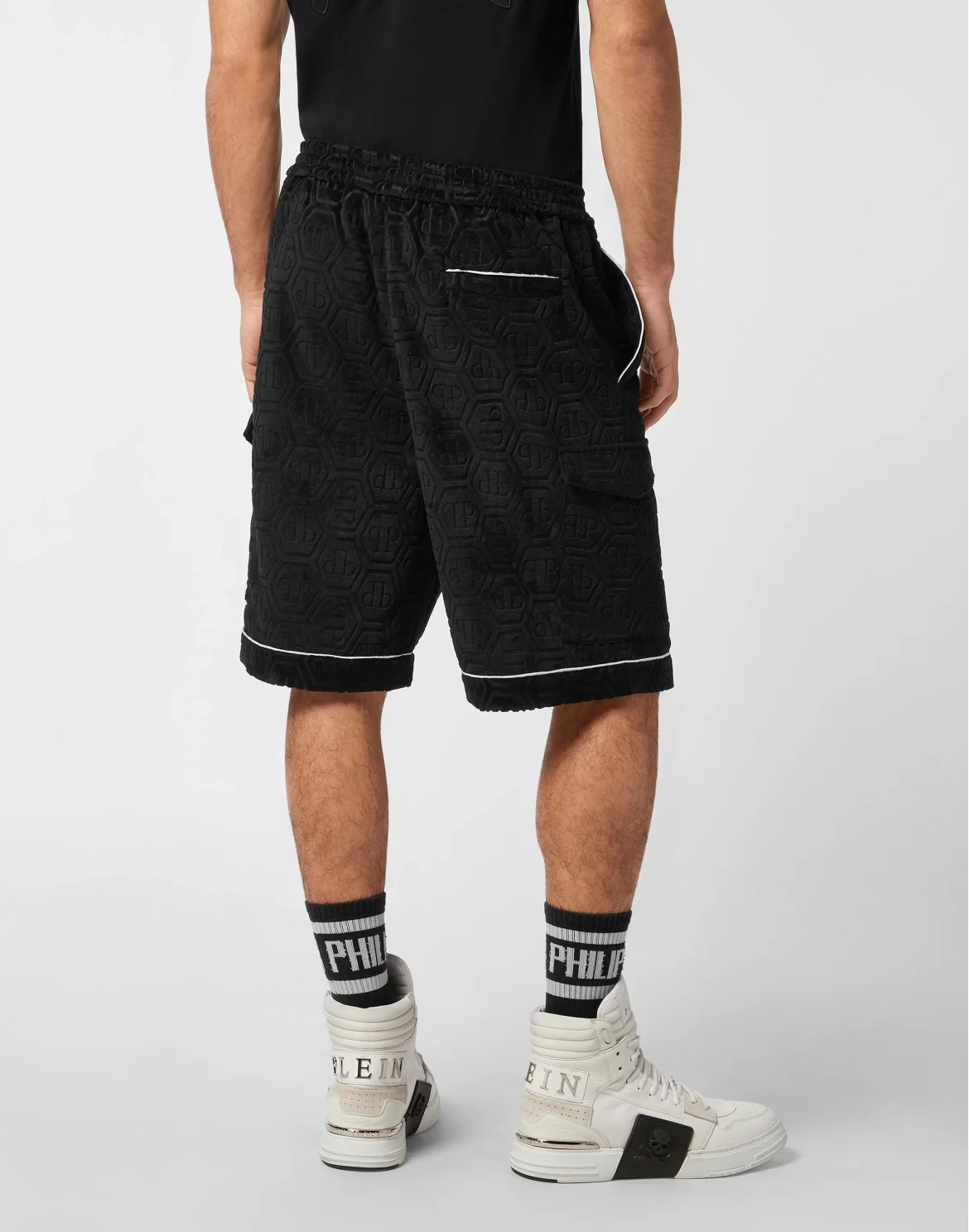 Short Trousers Monogram, цвет: Черный