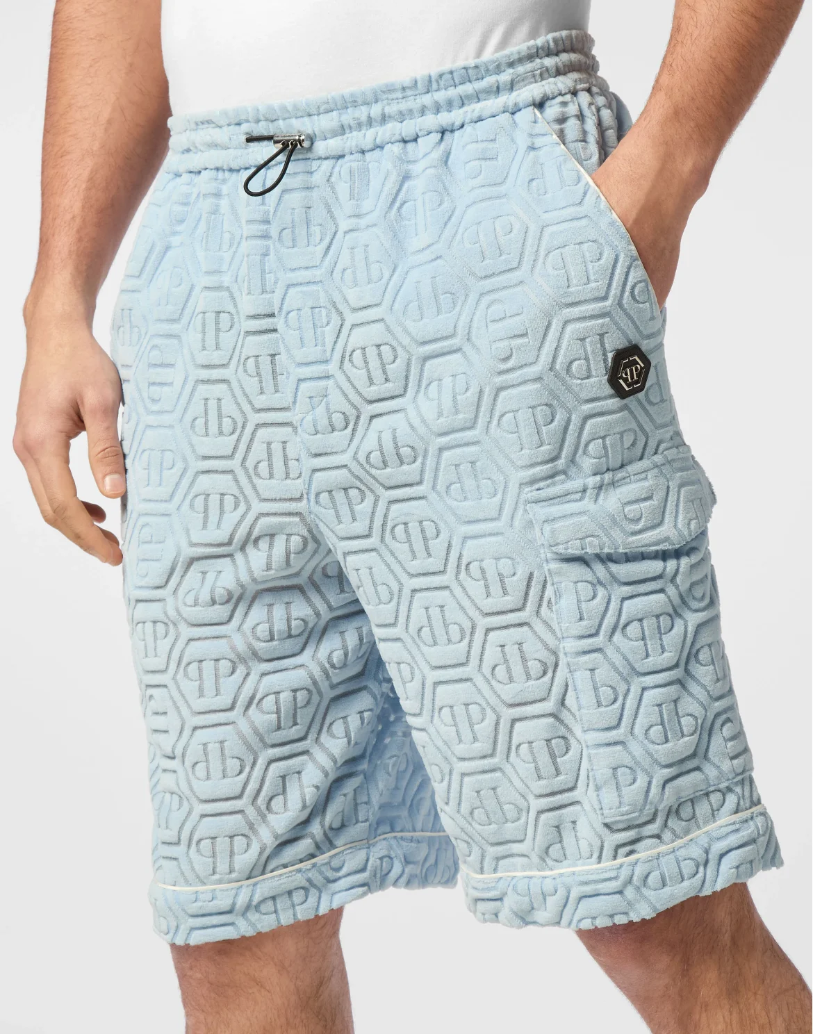 Short Trousers Monogram, цвет: Синий