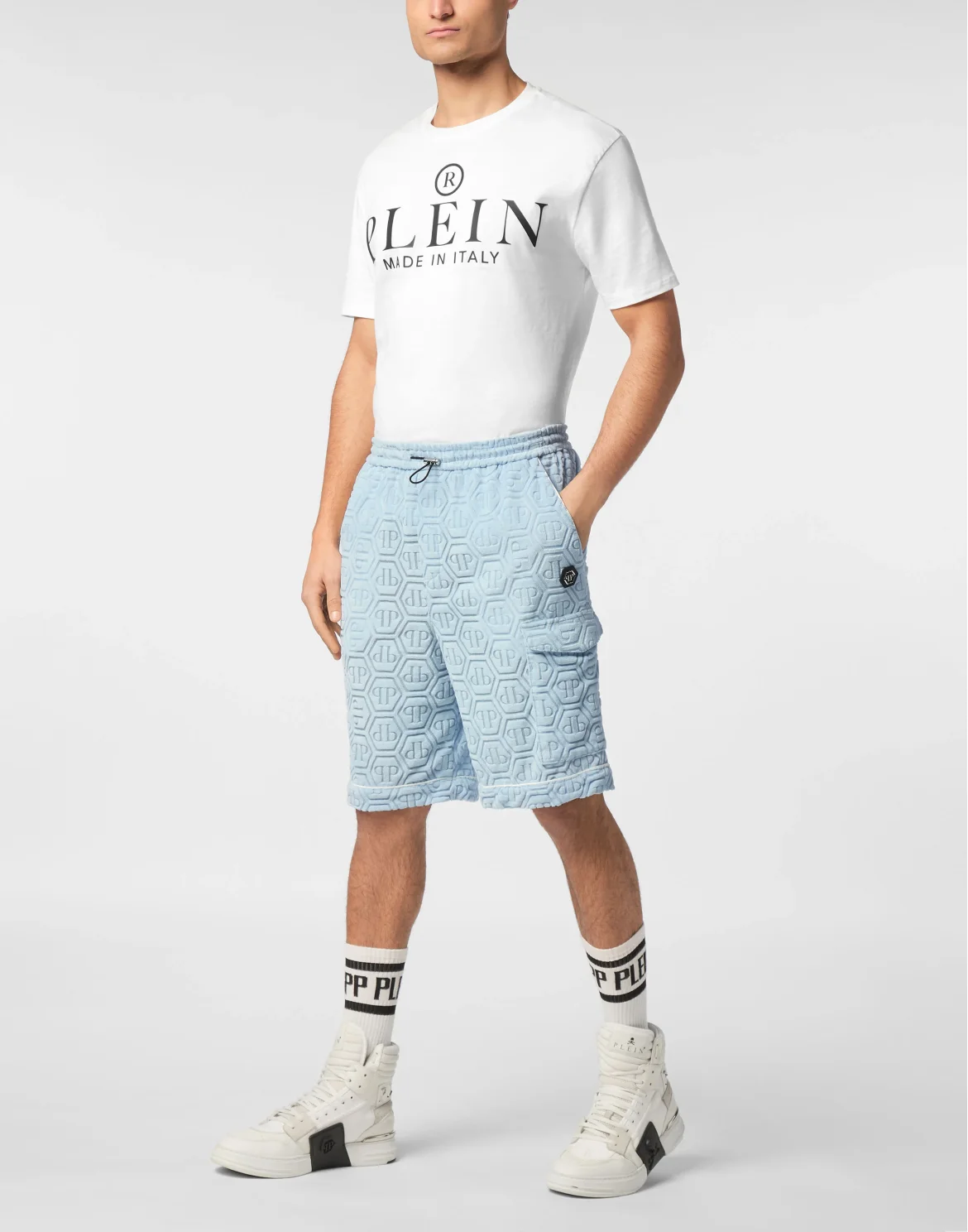 Short Trousers Monogram, цвет: Синий